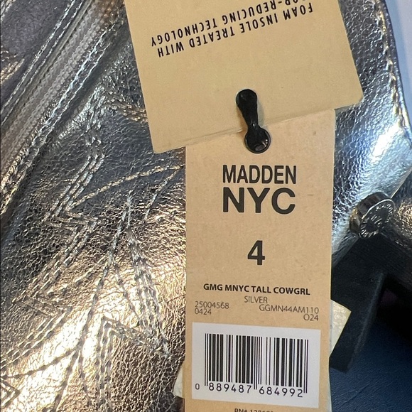 Madden NYC Little Girl & Big Girl Tall Western Cowgirl Boot size 4 - Picture 8 of 8